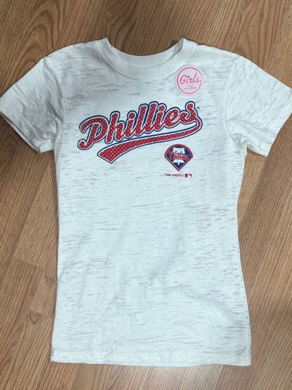 NWT GIRLS PHILLIES TOP SIZE XL 14/16